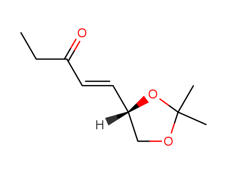 1-Penten-3-one, 1-[(4S)-2,2-dimethyl-1,3-dioxolan-4-yl]-, (1E)-
