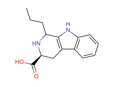 1H-Pyrido[3,4-b]indole-3-carboxylic acid, 2,3,4,9-tetrahydro-1-propyl-,
(3S)-
