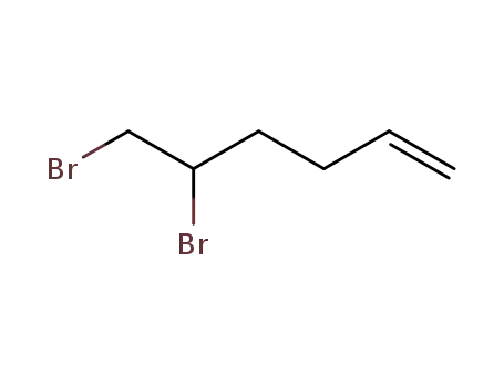 Molecular Structure of 4285-48-7 (1,2-DIBROMO-5-HEXENE)