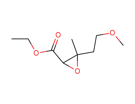 Molecular Structure of 857975-91-8 (ethyl 3-(2-mewthoxyethyl)-3-methylglycidate)