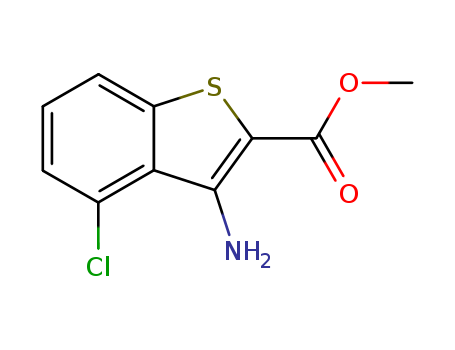 Methyl 3-amino-4-chloro-1-benzothiophene-2-carboxylate 35212-86-3