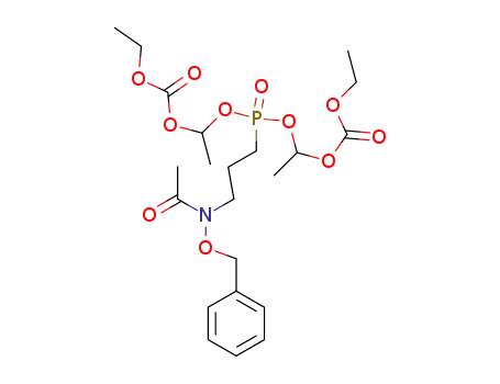 [3-[acetyl(phenylmethoxy)amino]propyl]-3,7-dimethyl-5-oxo-2,4,6,8-tetraoxa-5-phosphanonanedioic acid diethyl ester