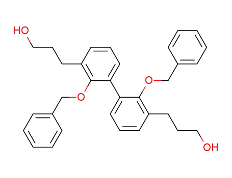 3,3'-bis(3-hydroxy-1-propyl)-2,2'-bis(benzyloxy)biphenyl