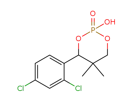 (-)-4-(2,4-dichlorophenyl)-5,5-dimethyl-2-hydroxy-1,3,2-dioxaphosphorinane 2-oxide