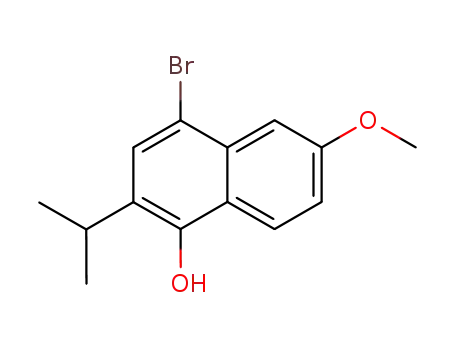 4-Bromo-2-isopropyl-6-methoxy-1-naphthol