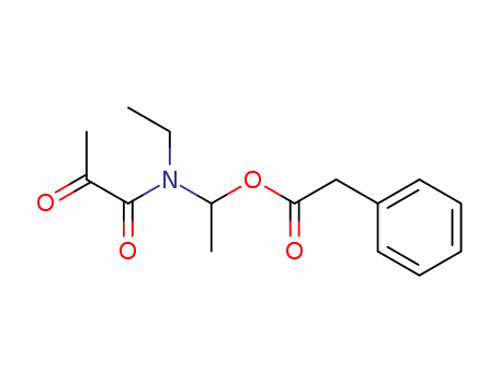 phenyl-acetic acid 1-[ethyl-(2-oxo-propionyl)-amino]-ethyl ester