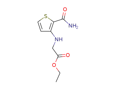 (2-Carbamoyl-thiophen-3-ylamino)-acetic acid ethyl ester