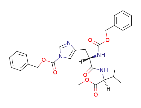 L-Valine, N-[N,1-bis[(phenylmethoxy)carbonyl]-L-histidyl]-, methyl ester