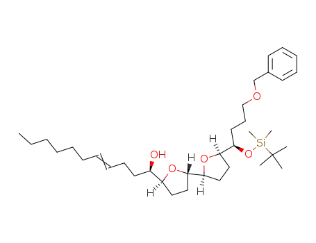 (E)-(R)-1-{(2S,5S,2'S,5'R)-5'-[(R)-4-Benzyloxy-1-(tert-butyl-dimethyl-silanyloxy)-butyl]-octahydro-[2,2']bifuranyl-5-yl}-undec-4-en-1-ol