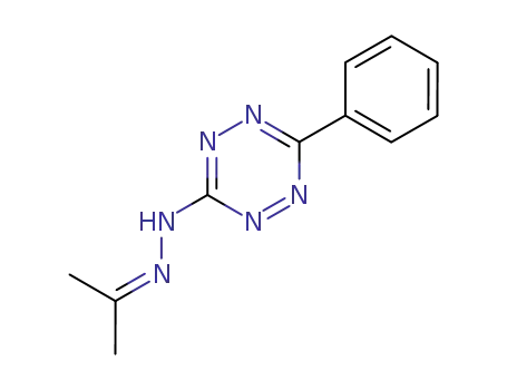 N-Isopropylidene-N'-(6-phenyl-[1,2,4,5]tetrazin-3-yl)-hydrazine