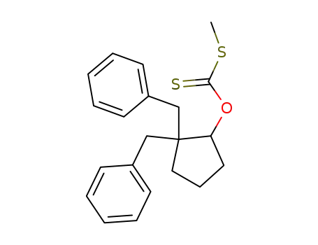Molecular Structure of 147779-81-5 (2,2-Dibenzylcyclopentyl xanthate)