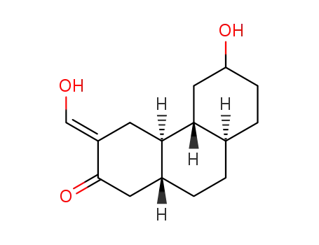 (4aR,4bR,8aR,10aR)-6-Hydroxy-3-[1-hydroxy-meth-(E)-ylidene]-dodecahydro-phenanthren-2-one