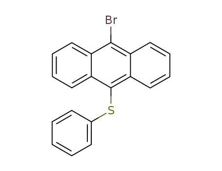 Molecular Structure of 145938-64-3 (Anthracene, 9-bromo-10-(phenylthio)-)
