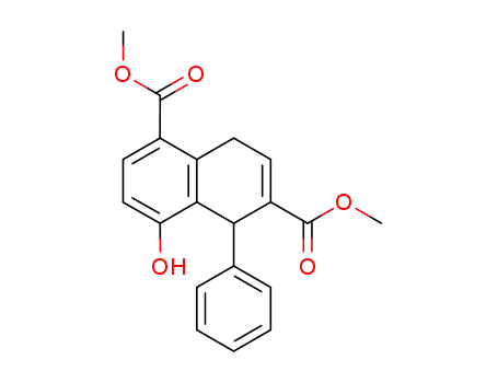 1,6-Naphthalenedicarboxylic acid, 5,8-dihydro-4-hydroxy-5-phenyl-,
dimethyl ester