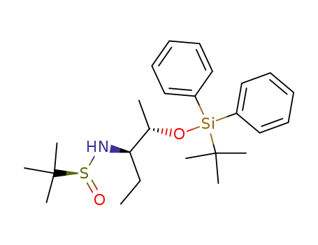 (S<sub>S</sub>,2S)-2-methyl-propane-2-sulfinic acid [2-(tert-butyl-diphenyl-silanyloxy)-1-ethyl-propyl]-amide