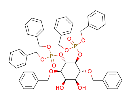 Molecular Structure of 114342-69-7 (L-3,6-di-O-benzyl-4,5-di-O-(dibenzyl phosphoryl)-myo-inositol)