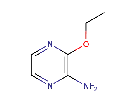 Molecular Structure of 89464-86-8 (2-Amino-3-ethoxypyrazine)