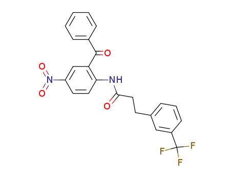N-(2-benzoyl-4-nitrophenyl)-3-(3-trifluoromethylphenyl)propionic acid amide