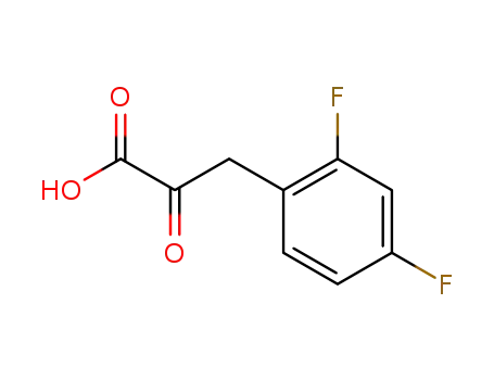 벤젠 프로판 산, 2,4- 디 플루오로-알파-옥소-(9CI)