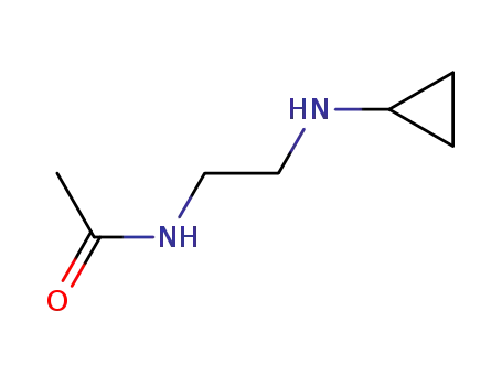 Molecular Structure of 126105-22-4 (N-acetyl-N'-cyclopropylethylenediamine)