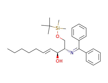 (2S,3S,4E)-2-<N-(diphenylmethylene)amino>-1-O-(tert-butyldimethylsilyl)-4-decene-1,3-diol