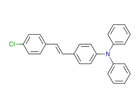 Benzenamine, 4-[(1E)-2-(4-chlorophenyl)ethenyl]-N,N-diphenyl-
