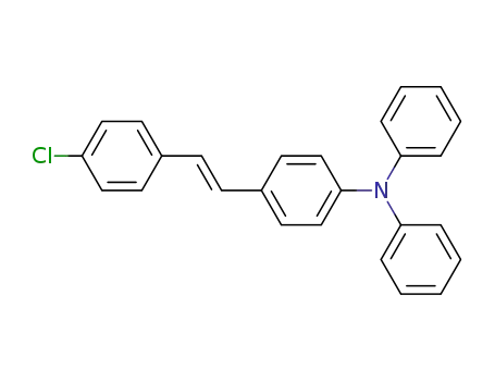 Molecular Structure of 666830-53-1 ([4-[2-(4-Fluorophenyl)vinyl]phenyl]diphenylamine)