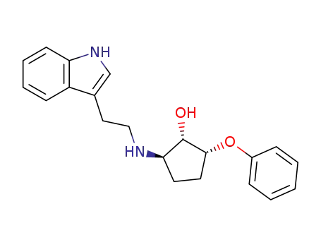 trans-2-<<2-(1H-indol-3-yl)ethyl>amino>-cis-5-phenoxycyclopentanol