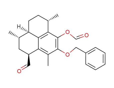 Formic acid (4S,6S,6aR,9S)-2-benzyloxy-4-formyl-3,6,9-trimethyl-5,6,6a,7,8,9-hexahydro-4H-phenalen-1-yl ester