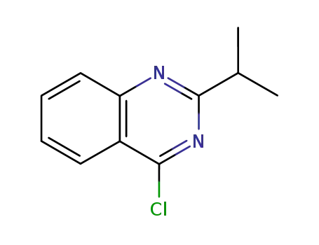 Molecular Structure of 38154-42-6 (4-CHLORO-2-ISOPROPYL-QUINAZOLINE)