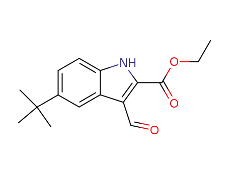ethyl 5-tert-butyl-3-formyl-1H-indole-2-carboxylate