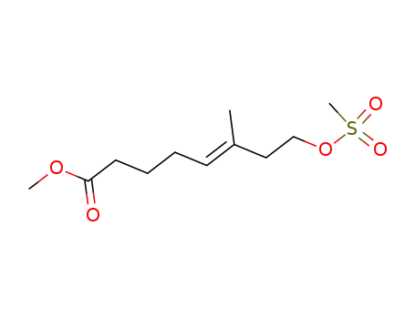5-Octenoic acid, 6-methyl-8-[(methylsulfonyl)oxy]-, methyl ester, (E)-
