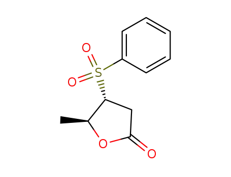 (4R,5S)-5-methyl-4-(phenylsulfonyl)tetrahydro-2-furanone
