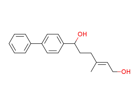 Molecular Structure of 627077-92-3 (2-Hexene-1,6-diol, 6-[1,1'-biphenyl]-4-yl-3-methyl-, (2E)-)