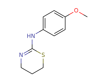 4H-1,3-Thiazin-2-amine, 5,6-dihydro-N-(4-methoxyphenyl)-