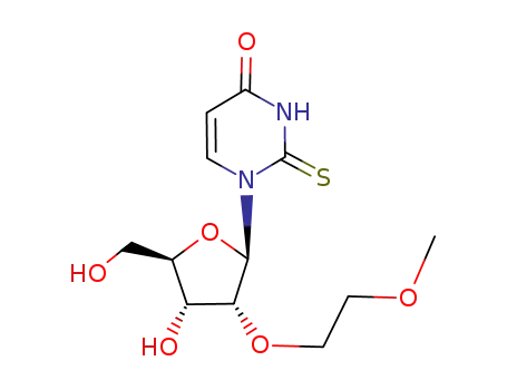 Molecular Structure of 647839-20-1 (Uridine, 2'-O-(2-methoxyethyl)-2-thio-)