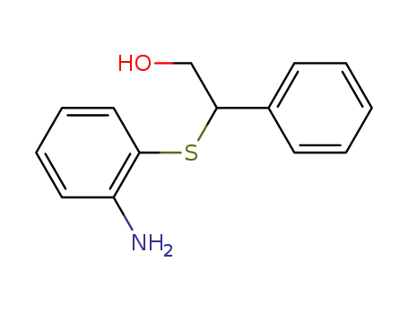 Molecular Structure of 100710-57-4 (2-(2-aminophenylthio)-2-phenylethanol)