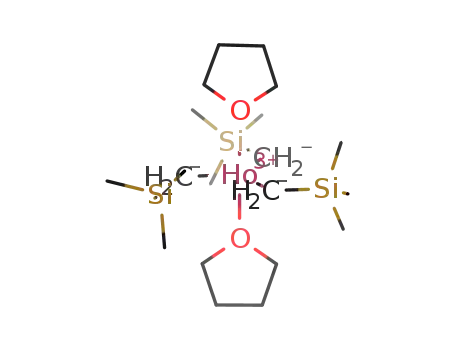 Molecular Structure of 827342-22-3 (Holmium, bis(tetrahydrofuran)tris[(trimethylsilyl)methyl]-)