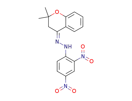 2,3-dihydro-2,2-dimethyl-4H-1-benzopyran-4-one 2,4-dinitrophenylhydrazone