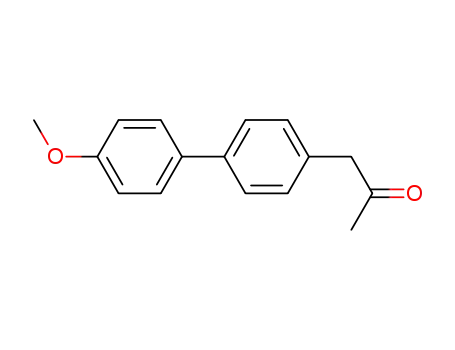 Molecular Structure of 121804-15-7 (1-(4'-methoxy-[1,1'-biphenyl]-4-yl)propan-2-one)