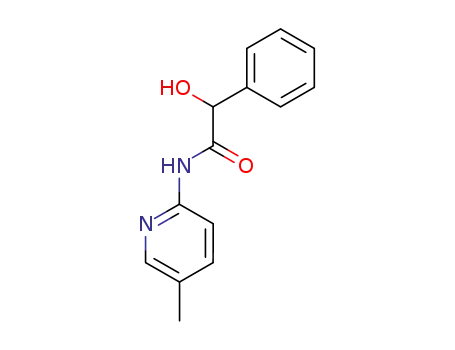 Molecular Structure of 1026-26-2 (<i>N</i>-(5-methyl-[2]pyridyl)-mandelamide)