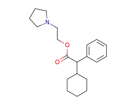 cyclohexyl-phenyl-acetic acid-(2-pyrrolidino-ethyl ester)