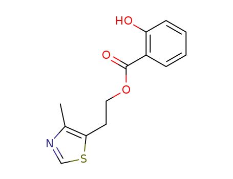 Molecular Structure of 100393-85-9 (1-(4-methyl-thiazol-5-yl)-2-salicyloyloxy-ethane)