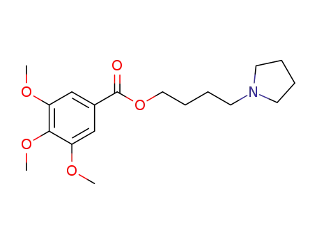 4-(pyrrolidinobutyl)3,4,5-trimethoxybenzoate