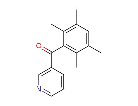 Molecular Structure of 101292-83-5 ([3]pyridyl-(2,3,5,6-tetramethyl-phenyl)-ketone)