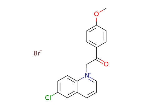 6-chloro-1-[2-(4-methoxyphenyl)-2-oxoethyl]quinolinium
