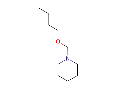 Molecular Structure of 39931-19-6 (1-(butoxymethyl)piperidine)