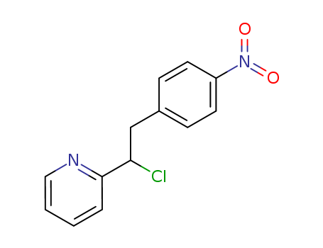 Pyridine,2-[1-chloro-2-(4-nitrophenyl)ethyl]- cas  5345-11-9