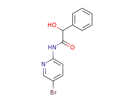 Molecular Structure of 1086-87-9 (<i>N</i>-(5-bromo-[2]pyridyl)-mandelamide)
