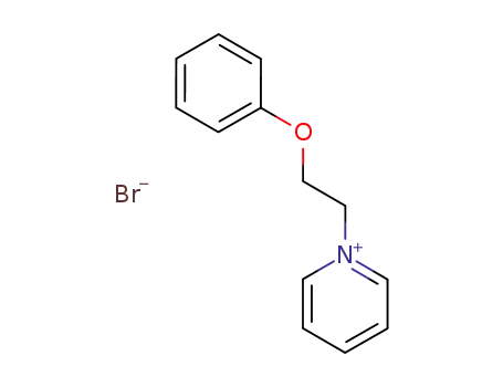 Molecular Structure of 34396-23-1 (1-(2-phenoxy-ethyl)-pyridinium; bromide)